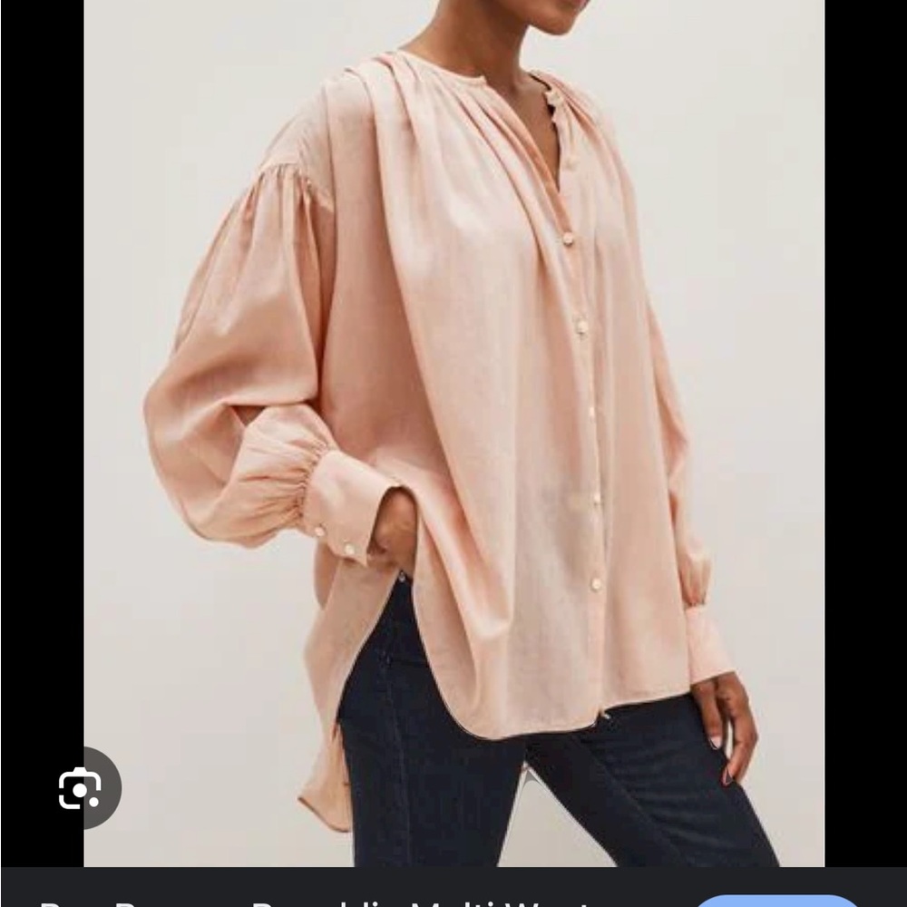 Banana republic cotton silk blouse